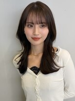 ソラ 広尾店(SORA)&nbsp;ミディアムレイヤー/くびれレイヤー/顔周りカット