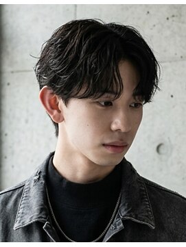 オールデイハローズ(ALL DAY HELLO'S) メンズナチュラル韓国風センターパート♯93