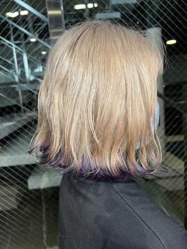 グランマイル(Gran mile) ボブ&エンドカラー（パープル）