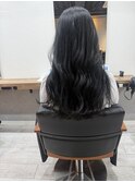 ネイビーグレージュロング