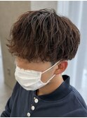 刈り上げマッシュ/シャドウパーマ/千葉駅【楓】