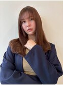 大人ブラウンカラー&ワンカール