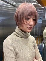 サンクマーケット 渋谷(cinq MARKET) 柔らかピンクベージュのくびれショート