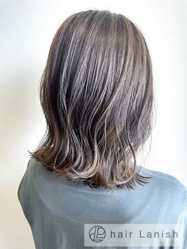 ヘアーラニッシュ 東松戸店(hair Lanish) 筋の出ないシークレットハイライト/20代30代40代/色素改善カラー