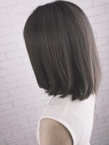 ラヴリア クルメ(LOVERIA KURUME)&nbsp;≪LOVERIA KURUME/久留米≫スケ感    アッシュグレージュボブ