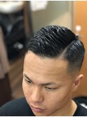 フェード×アイロンパーマ/ヒロ銀座/メンズヘアスタイル/