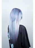 ライトブルー×ラベンダーカラー