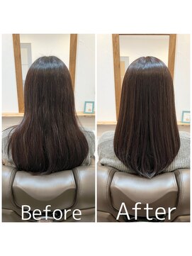 アトリエリコ(atelier RICO) カットカラー髪質改善トリートメントマットベージュ