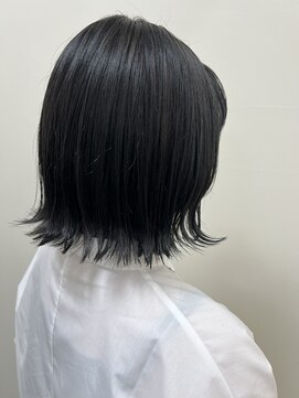 アールモンドヘア新世界 【北見】#ぱっつんボブ#ボブ#切りっぱなし