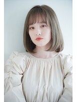 ノノリリ(NONORIRI)&nbsp;大人かわいい愛されミディアムマットグレイ透明感10代20代30代