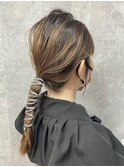ショコラアッシュ/ヘルシースタイル/ふんわりカール/学芸大学