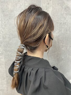 カームバイリコ 学芸大学(calm by liko) ショコラアッシュ/ヘルシースタイル/ふんわりカール/学芸大学