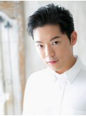 アップバングでビジネス好感度大!爽やかメンズカットｌ札幌月寒
