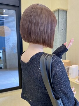 スニュウ(snuw) ダブルカラーケアカラー透明感カラーボブ