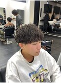 マッシュ×スパイラルパーマ