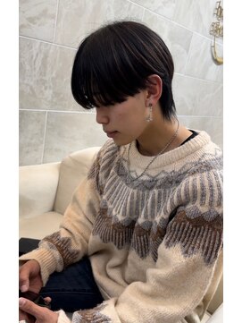 オズ 郡山桑野店(OZ) イメチェンハッシュカットフルバング似合わせレッドブラウン