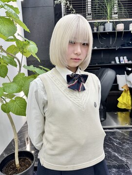 チュダック(ChuDuck) 韓国風《ホワイトカラー》ハイトーン/ケアブリーチ/ダブルカラー