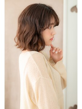 カバーヘア ブリス 志木南口駅前店(COVER HAIR bliss) くせ毛風ゆるふわ小顔切りっぱなしボブパーマZ志木20代30代40代