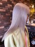 【暗染め&ハイライト履歴なおし】ケアブリーチ+ケアカラー+TOKIO￥19400