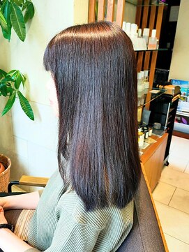 ヘアリゾート粋 ティガ 池袋店(tiga) 艶髪カラー/シアーブラウン