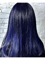 ヘアサロン ビビット 久宝寺店(VIVIT) アンブレラブルーブラック　白髪も対応可