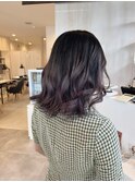 グラデーションカラー×ラベンダーグレージュ