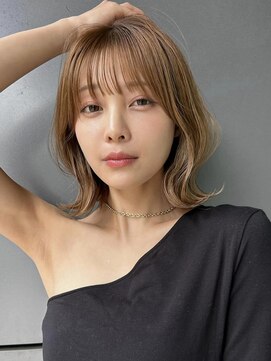 トルネード(TORNADO) くびれボブ フェイスレイヤー シースルーバング A1028