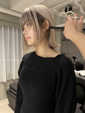 シーンヨコハマ 横浜店(SCENE yokohama) レイヤーボブ×ブロンドローライト