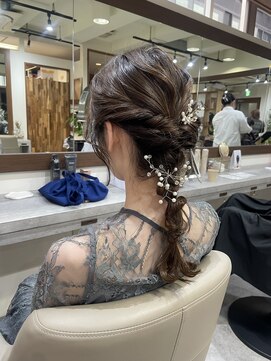 アミー 駒澤(Ammy komazawa) 【お呼ばれヘア】大人気!編みおろしヘア