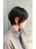 黒髪カタログ/ボブルフ/小顔に見せるヘア/ワンレン/ショートボブ
