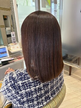 ビス ヘア アンド ビューティー 西新井店(Vis Hair＆Beauty) 20代30代40代ストレートアッシュベージュ髪質改善縮毛矯正
