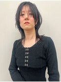 【morio】池袋　美容室　黒髪　ウルフ　ミディアム♪