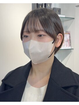 ロンドアンメゾン 原宿(Lond un Maison.) ミニウルフレイヤーカット顔周り前髪韓国ショートボブ/原宿