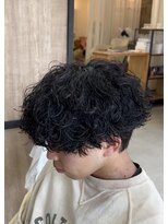 メンズギフト(men's GIFT)&nbsp;大分波巻きスパイラルパーマメンズマッシュ刈り上げツーブロック