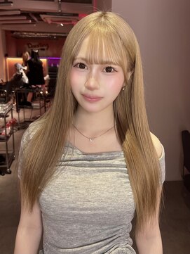 ダズリングディア(Dazzling Deer) ミルクティベージュ／ロング／ストレート