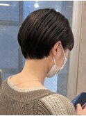 20代30代前髪なしショートハンサムショート丸みショートレイヤー