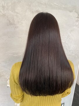 セットアップ 倉敷美和店(SET-UP) 髪質改善×マロンカラー11.19黒髪