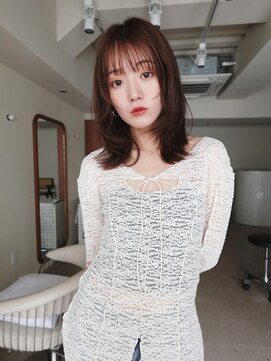 フィルムス 横浜(FILMS) 暗めカラー/レイヤーカット/マロンベージュ/くすみベージュ/横浜