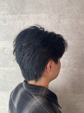 メンズフェザーパーマスタイル