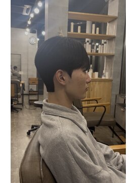 ソイクフ 高田馬場店(SOY-KUFU) 20代30代40代◎似合わせカット毛流れ韓国式黒髪ダウンパーマ