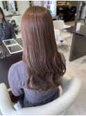 春の光に透ける＊艶感たっぷり「まろやか暖色カラー」