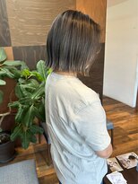 ダブル(W)&nbsp;透明感ブラウンアッシュ/レイヤーボブ