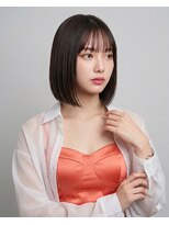 ヘアー リラックス 風香(HAIR RELAX)&nbsp;【長めのタッセルボブ】韓国版切りっぱなしボブ・重ため