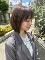 ニーイチイチ(211)&nbsp;ボブレイヤー/顔型別スタイル特集/ナチュラルブラウン