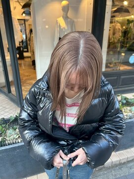 ジュベ(juve.) 大分ミディアムロング顔周りレイヤーカット髪質改善カラー