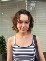 トオ(TOH)&nbsp;癖毛カット癖毛パーマナチュラルパーマウルフパーマレイヤーボブ