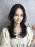 【繰り返すカラーのダメージに】カット＋ケアカラー＋クロストリートメント