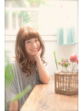 コットン 平塚店(Cotton) 【cotton平塚】クセ毛風/セミディ/厚めバング