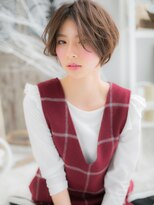 モッズヘア 越谷(mod's hair)&nbsp;センターパートで引き締め！”大人顔”ボブa!