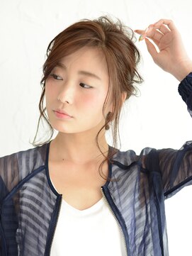 アース 横浜店(HAIR&MAKE EARTH) 大人編みこみ+くるりんぱアレンジ【EARTH横浜店】